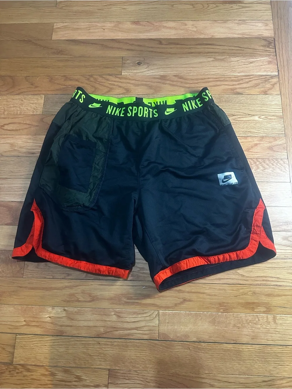 Nike Dr-fit Sports Clash Shorts‎ Volt Black Men’s Small